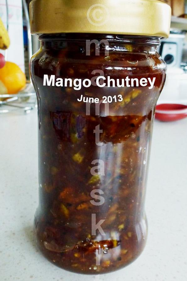 Mango Sweet Pickle/Chutney* 1, Gupta Family Style