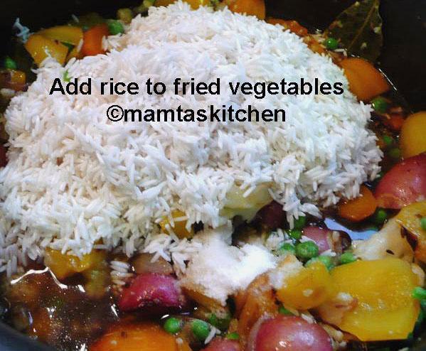 Vegetable Biryani Rice 2