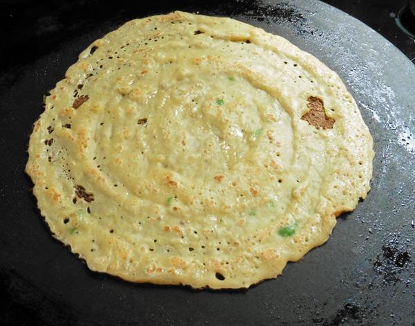 Besan (Gram Flour) Chilla Pancake Dosa 1, Vegan & Gluten Free 