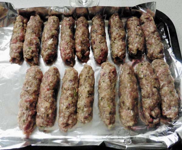 Sheek Kebab (Lamb Kebab), Meat  1