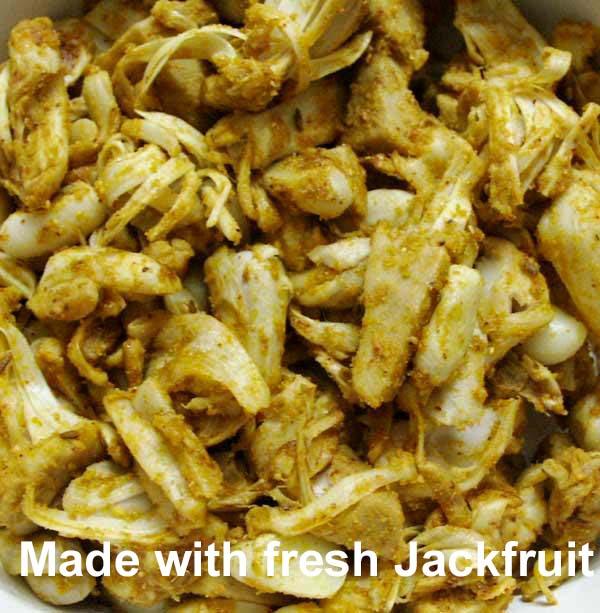 Jackfruit Bhaji/Sabji With Chickpea Flour 