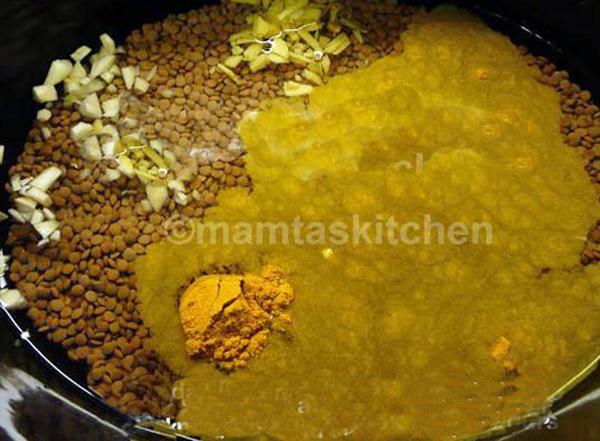 Brown or Green Lentil Dal, Whole