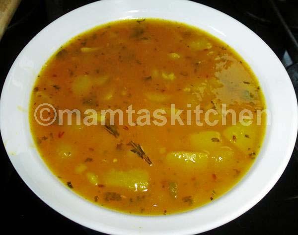 Mango Amras or Panna, A Sweet & Sour Side Dish or Soup