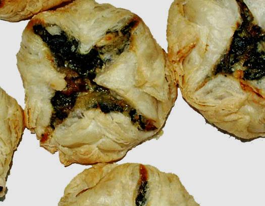 Spanakopitta 1, Spinach and Feta Cheese Parcels