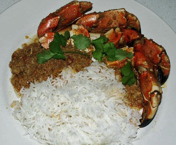Crab Curry from Bengal