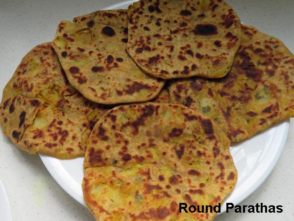 Leftover Vegetable Bhaji/Sabji Stuffed Paratha 