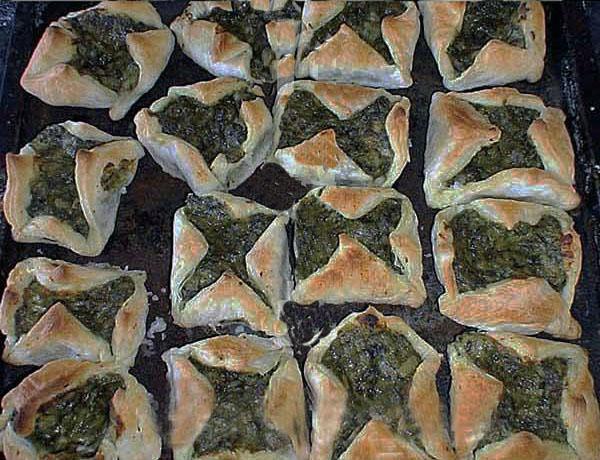 Spanakopittas 2 , Spinach and Feta Cheese Parcels