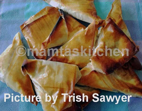 Oven Baked Lamb Samosa with Filo Pastry