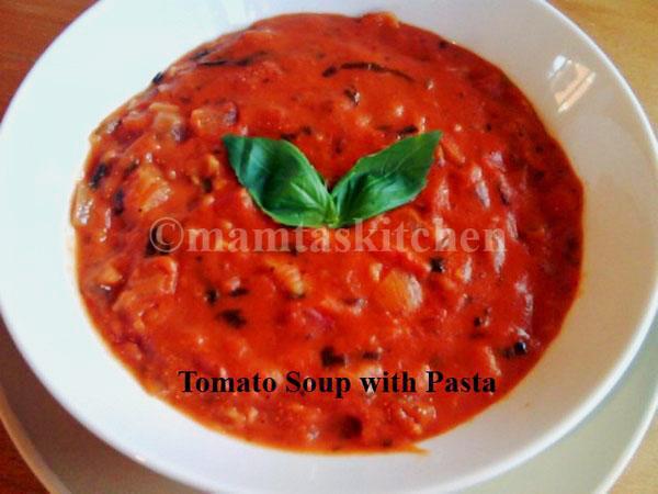 Tomato Soup With Pasta, Steve's