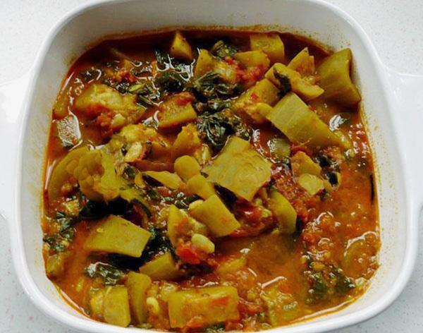 Mamta S Kitchen Bottle Gourd Curry With Spinach