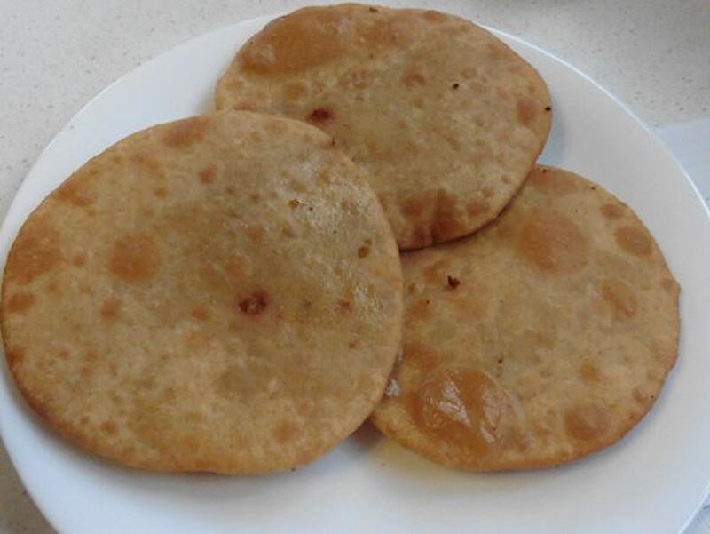 Fried Potato Snack (Kachori) - Birla Balika Vidyapeeth Pilani Style - picture