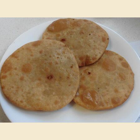 Fried Potato Snack (Kachori) - Birla Balika Vidyapeeth Pilani Style