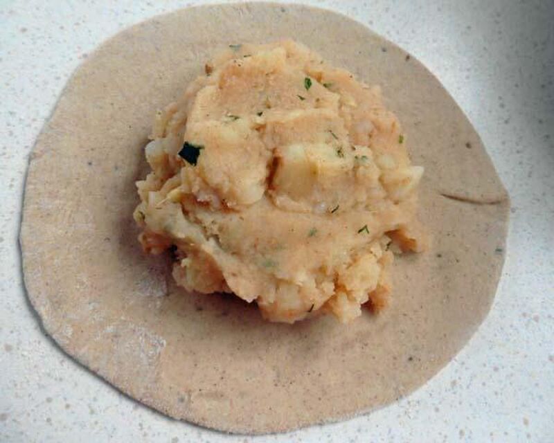 Potato Stuffed Paratha (Bread) - picture