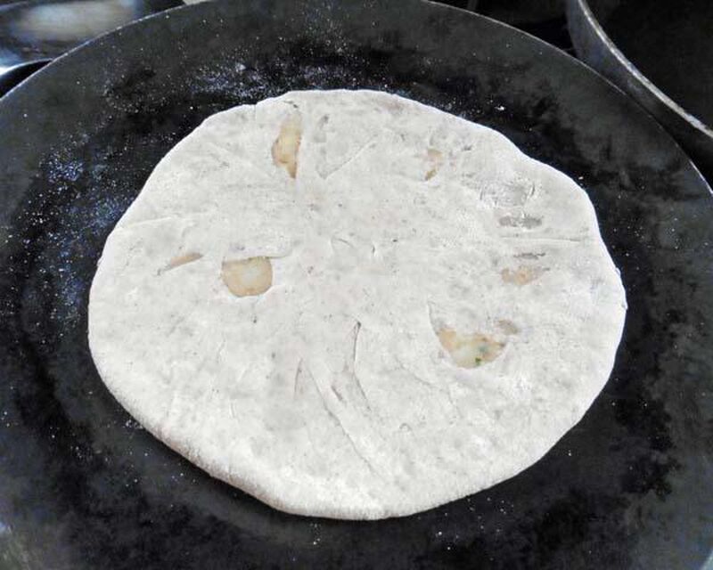 Potato Stuffed Paratha (Bread) - picture