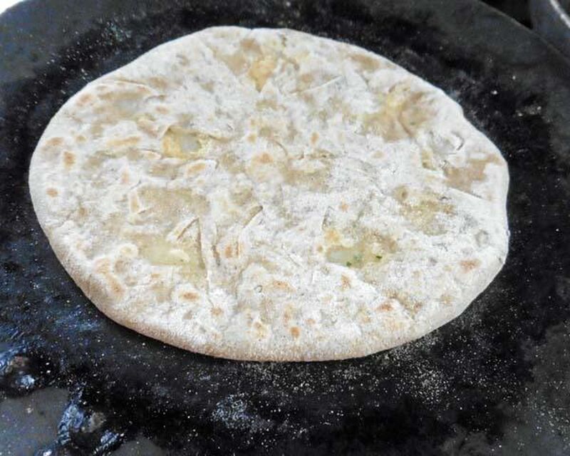 Potato Stuffed Paratha (Bread) - picture