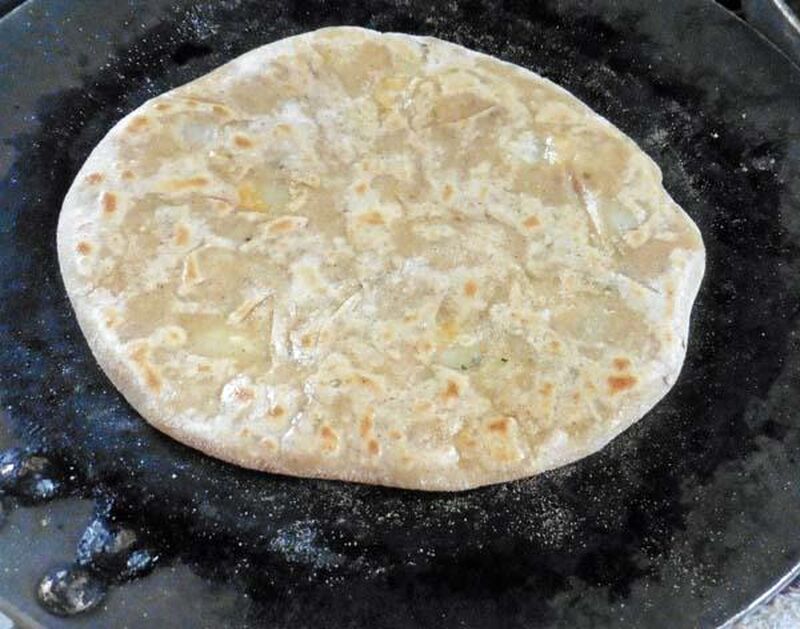 Potato Stuffed Paratha (Bread) - picture