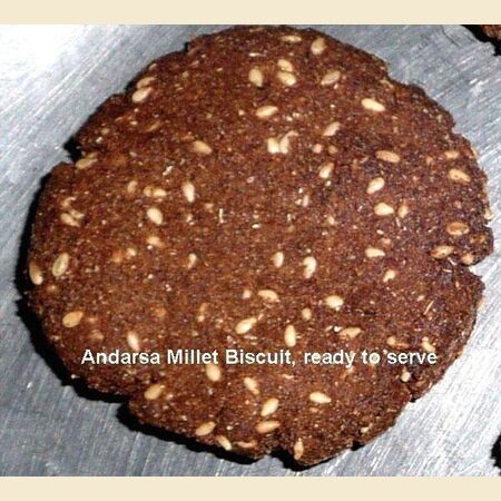 Traditional North Indian Millet Flour Sweet Biscuits (Cookies)