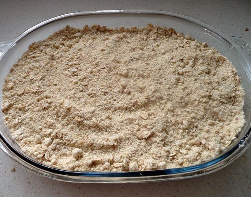 Apple and Mixed Berries Crumble - picture