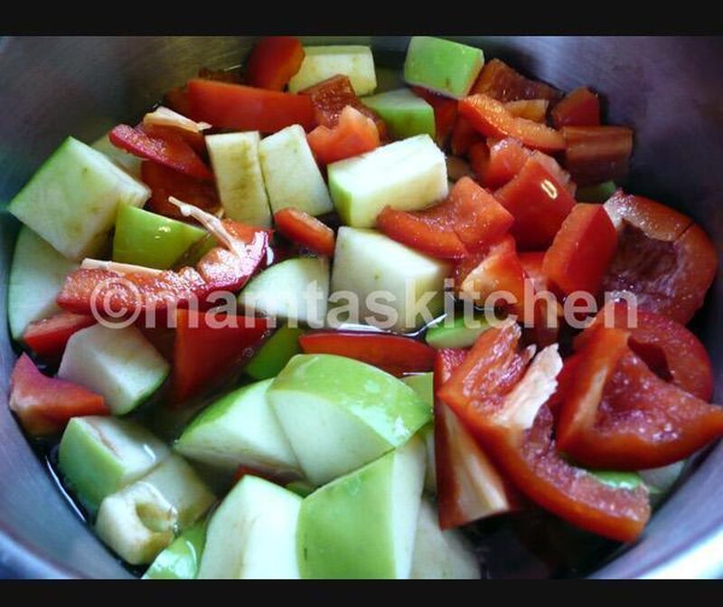 Apple, Sweet Red Pepper and Habanero Chilli Jelly - picture