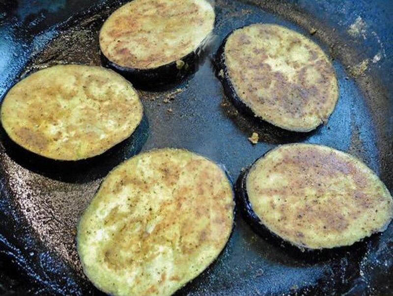 Aubergine Slices Fried or Grilled (2) - picture