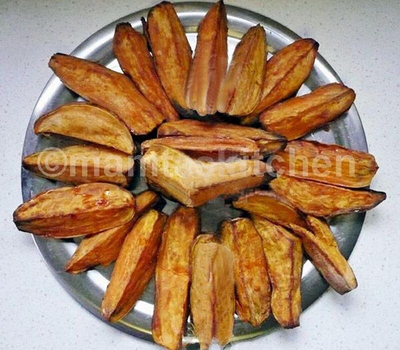 Baked Sweet Potato Slices - picture