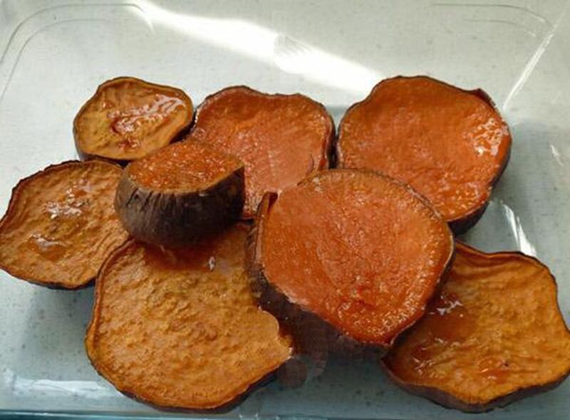 Baked Sweet Potato Slices - picture