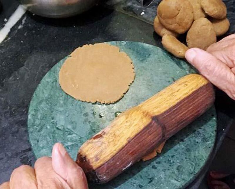 Buckwheat Puri (Deep Fried Indian Bread) - picture