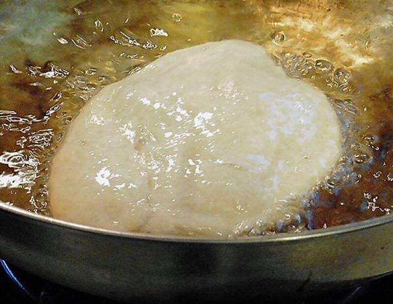 Buckwheat Puri (Deep Fried Indian Bread) - picture