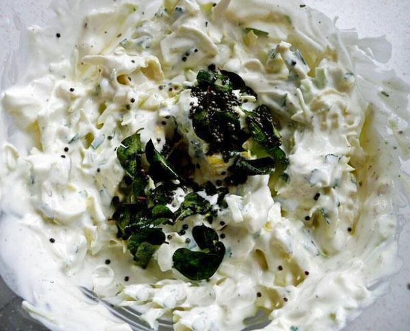 Cabbage Raita (Yoghurt) - picture