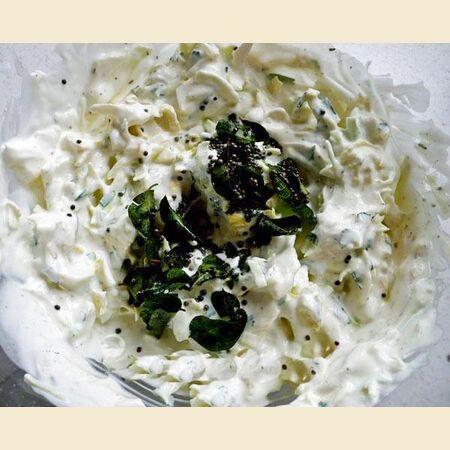 Cabbage Raita (Yoghurt)