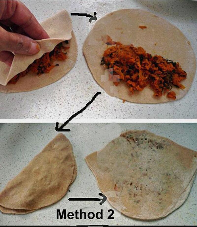 Carrot-Stuffed Paratha (Indian Flatbread) - picture
