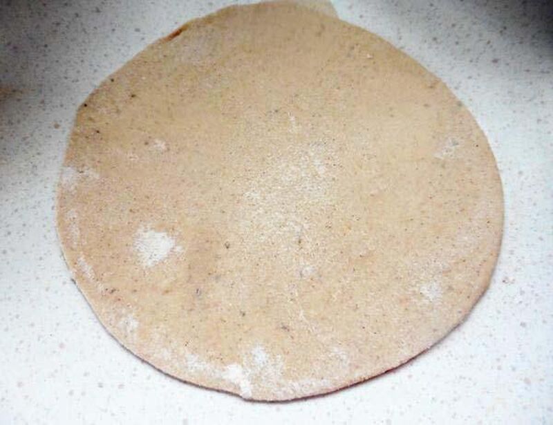 Chana Dal (Split Bengal Gram) Stuffed Paratha (Indian Flatbread) - picture