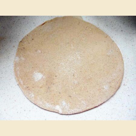 Chana Dal (Split Bengal Gram) Stuffed Paratha (Indian Flatbread)