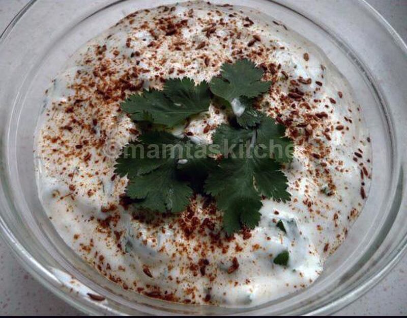 Coriander Leaves Raita (Yoghurt) - picture