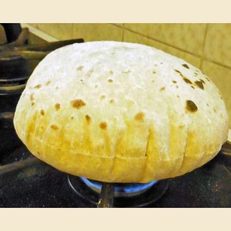 Chapati, Roti or Phulka (Indian Flatbread)