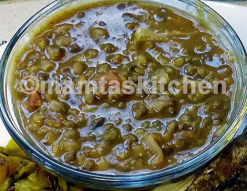 Chapati, Roti or Phulka (Indian Flatbread) using Leftover Cooked Dal - picture