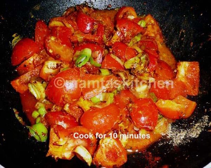 Kebab Jalfrezi Curry Made From Leftover Sheek Kebabs - picture