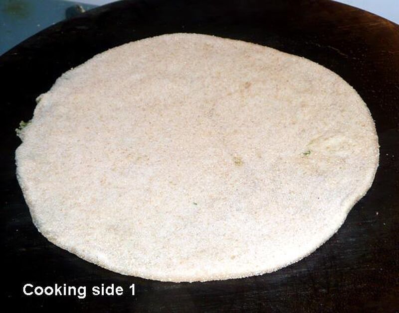 Fenugreek-Stuffed Paratha (Indian Flatbread)  - picture