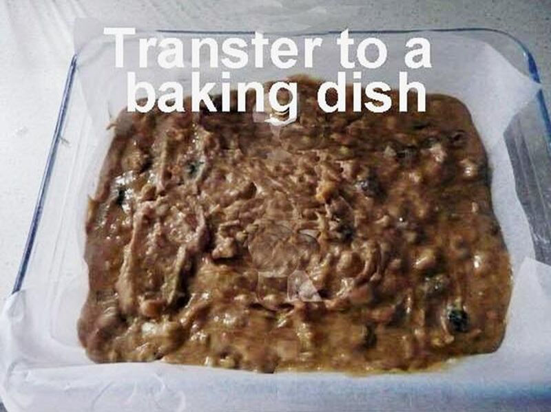 Microwave Banana, Walnut and Mixed Fruit Cake - picture