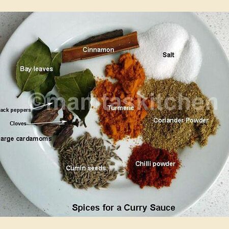 Basic Curry Sauce and Variations - for Meat, Chicken, Fish or Vegetables 