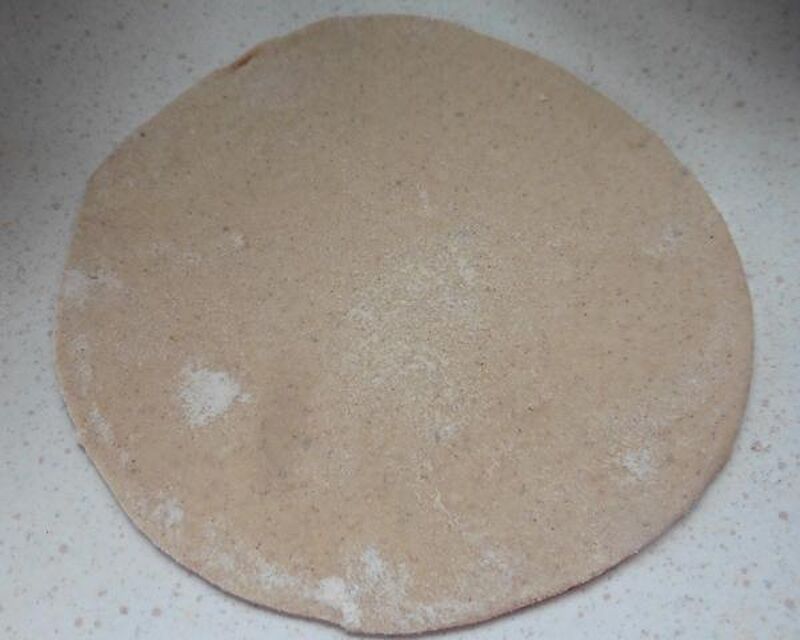 Chapati, Roti or Phulka (Indian Flatbread)  Cooked on a Tava or Pan - picture