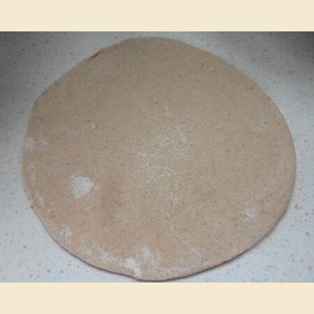 Chapati, Roti or Phulka (Indian Flatbread)  Cooked on a Tava or Pan