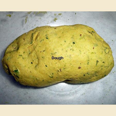Yellow Chapati, Roti or Phulka (Indian Flatbread) with Turmeric and Fenugreek Leaves